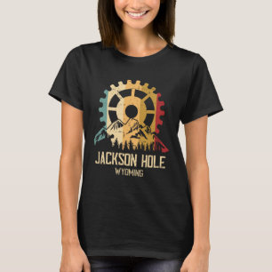 T-shirt Vélo tout terrain Jackson Hole Wyoming