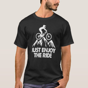 T-shirt Vélo Tout Terrain Vtt Vélo De Montagne Profitez Ju
