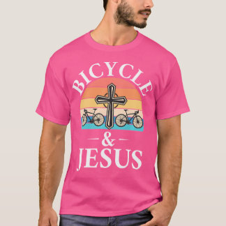 T-shirt Vélo Vélo Et Jésus Christian