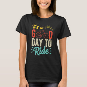 T-shirt Vélo Vélo Vélo Vélo VTT Bonne journée à Ri