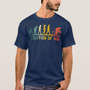 T-shirt Vélo vintage Cycliste Funny Evolution Homme 1