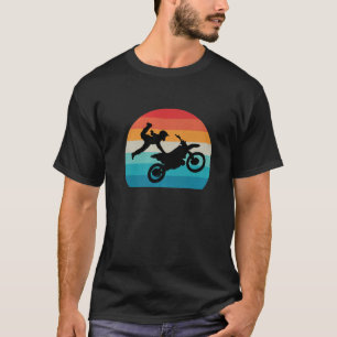 T-shirt Vélo vintage Motocross Dirt Pour Hommes Motocross