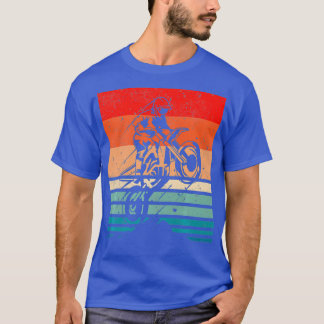 T-shirt Vélo vintage Retro Motocross Racing Vélo Dirt