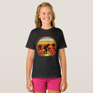 T-shirt Vélo Vintage Sunset Funny Cycliste cycliste T-Shir