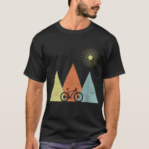 T-shirt Vélo vintage VTT VTT Vélo Cycliste