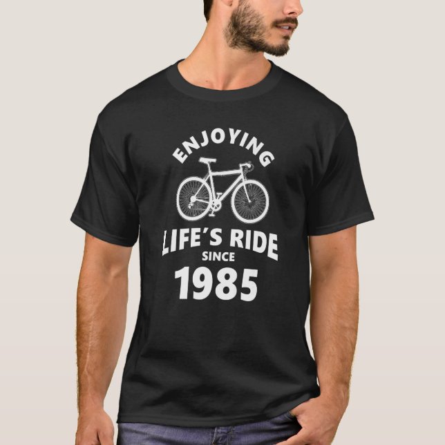 T-shirt Vélo VTT de 37 ans 1985 37e (Devant)