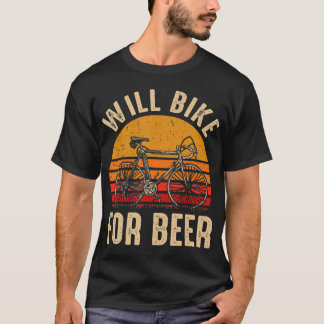 T-shirt Vélo Will vintage pour la bière amusant pour les a