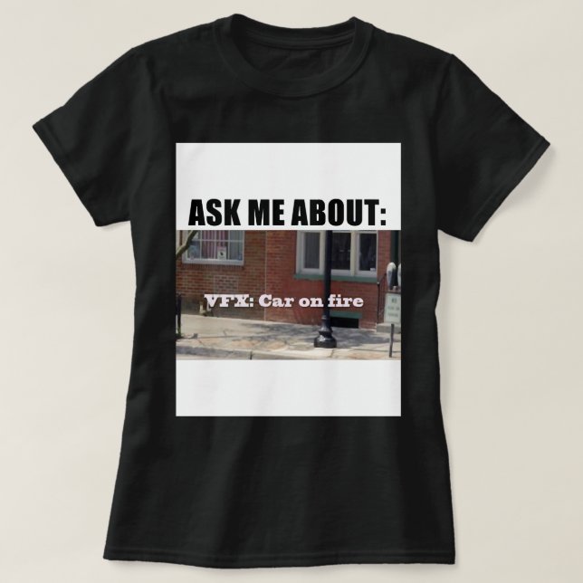 T-shirt Vélocipastor VFXcar en feu Classic T Shirt (Design devant)