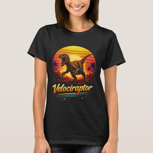 T-shirt Vélociraptor (Devant)