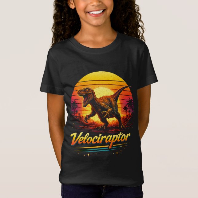T-Shirt Vélociraptor (Devant)