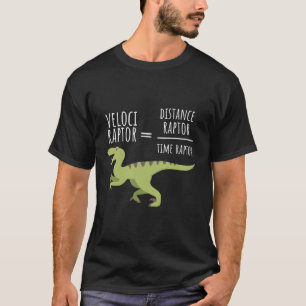 T-shirt Velociraptor Math Geek Pun équation Dinosaur
