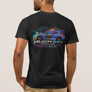 T-shirt Velocity Shift Vinyl Wraps & Tint Graphisme person