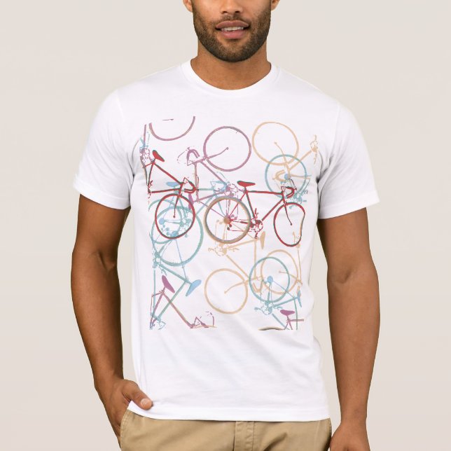 T-shirt Vélos couleur cool (Devant)