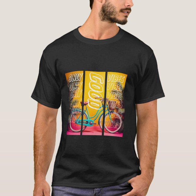 T-shirt Vélos d'Art aux Vibes Positives (Devant)