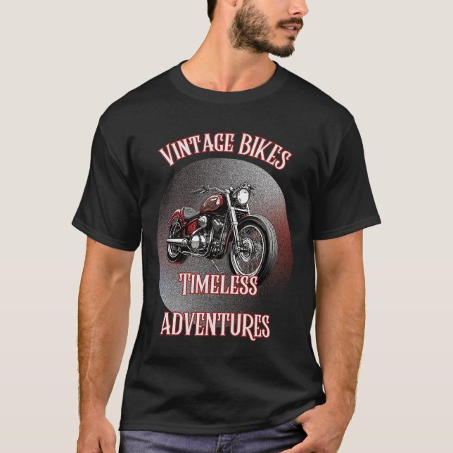 T-shirt VÉLOS vintages AVENTURES INDÉPENDANTES (Devant)