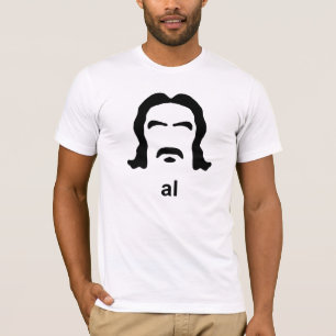 T-shirt velu noir de Swearengen d'Al