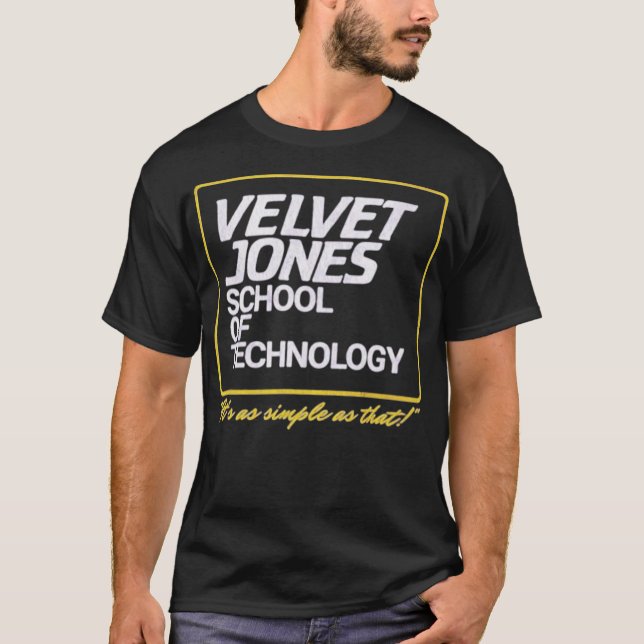 T-shirt Velvet Jones - École de technologie (Devant)