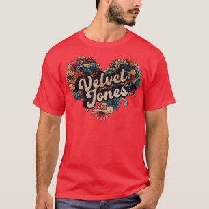 T-shirt Velvet Jones VIGNETTE COULEUR VINTAGE