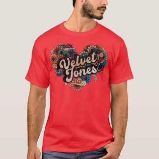 T-shirt Velvet Jones VIGNETTE COULEUR VINTAGE