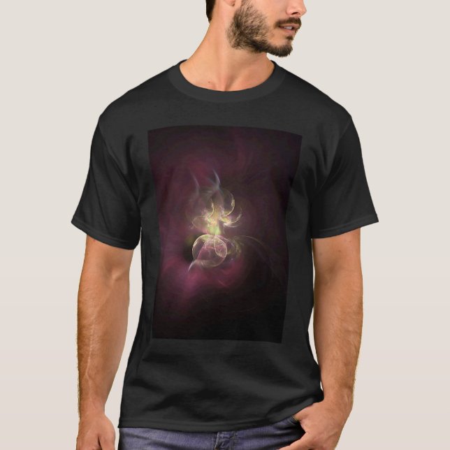 T-shirt Velveteen  Fractal Mathematical (Devant)