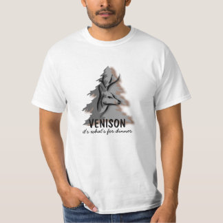 T-shirt Venaison sa ce qui est pour le dîner