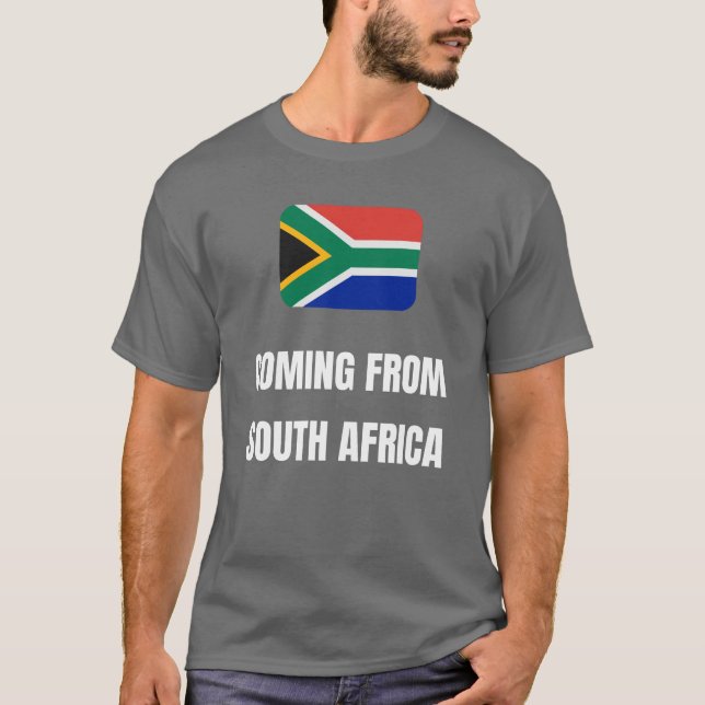 T-shirt Venant d'Afrique du Sud (Devant)