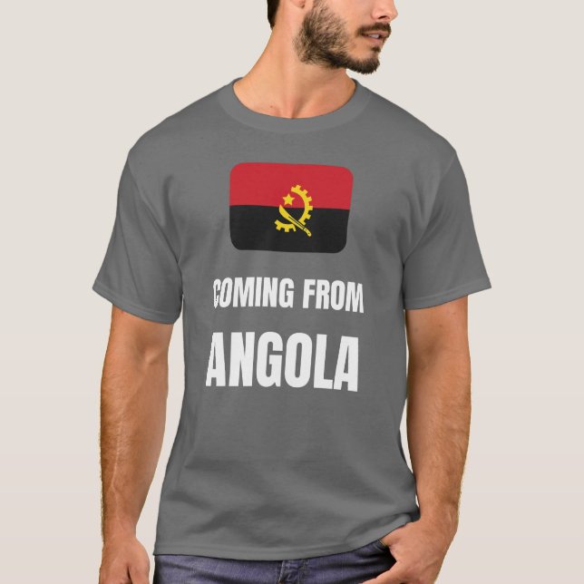 T-shirt Venant d'Angola (Devant)