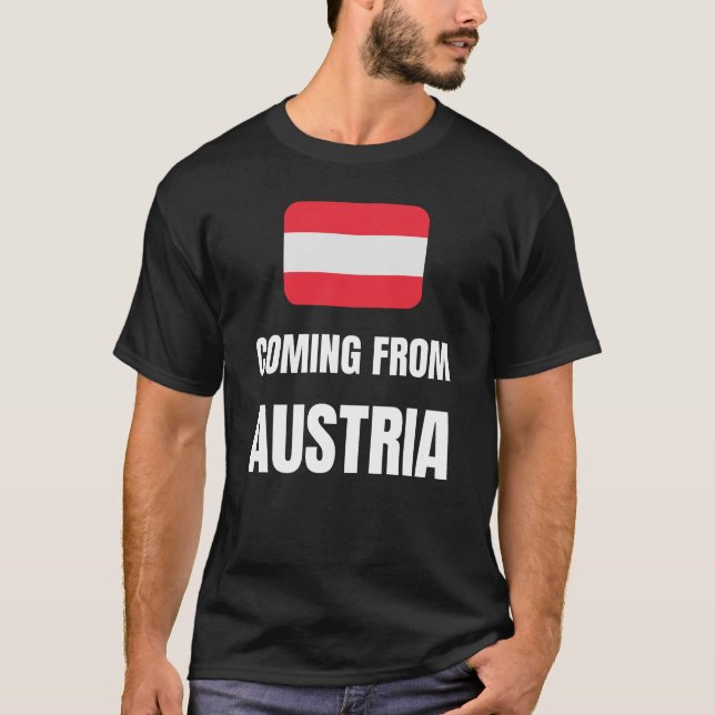 T-shirt Venant d'Autriche (Devant)