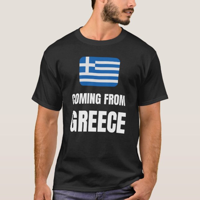 T-shirt Venant de Grèce (Devant)