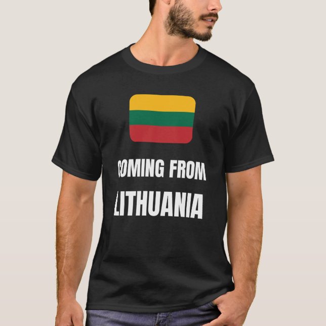 T-shirt Venant de Lituanie (Devant)