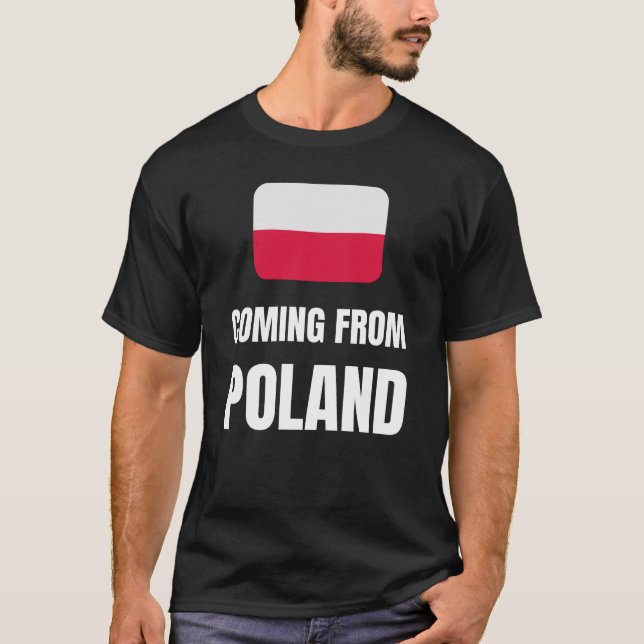 T-shirt Venant de Pologne (Devant)
