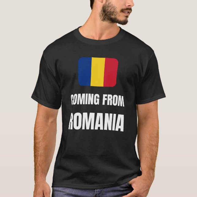 T-shirt Venant de Roumanie (Devant)
