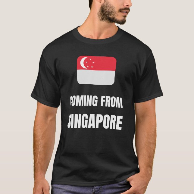T-shirt Venant de Singapour (Devant)