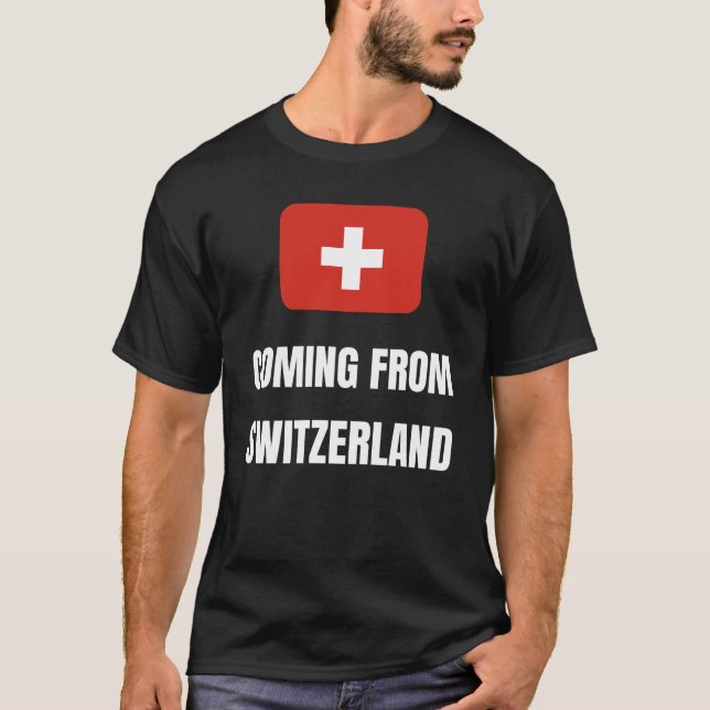 T-shirt Venant de Suisse (Devant)