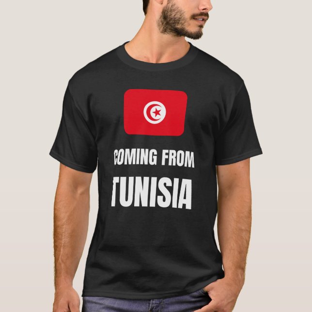 T-shirt Venant de Tunisie (Devant)