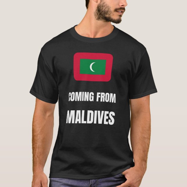 T-shirt Venant des Maldives (Devant)