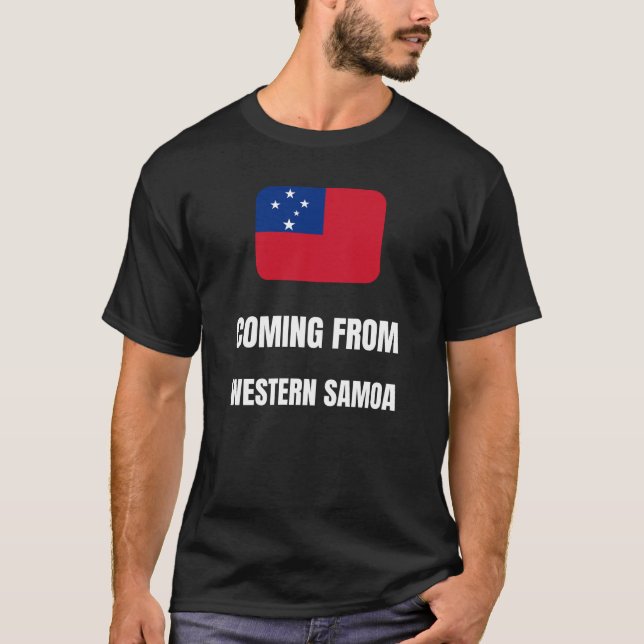 T-shirt Venant des Samoa occidentales (Devant)
