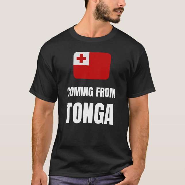 T-shirt Venant des Tonga (Devant)
