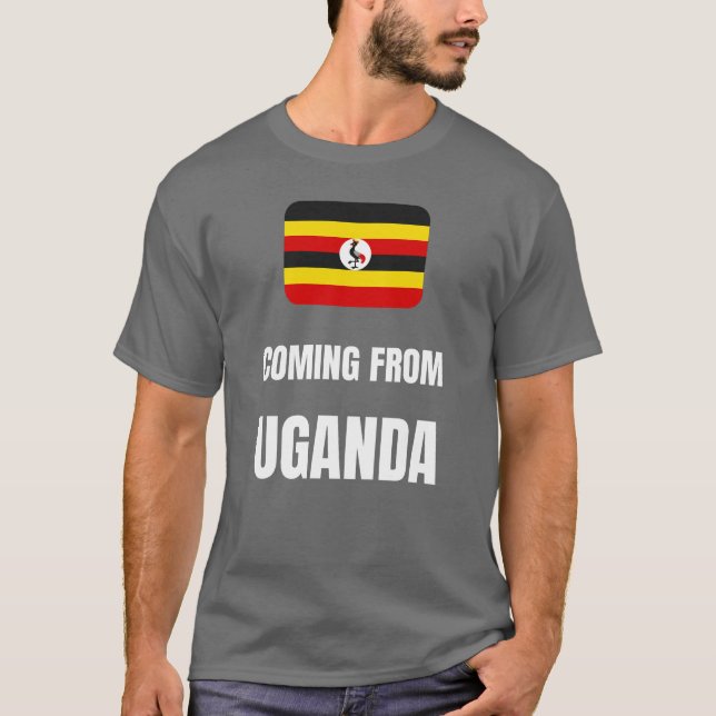 T-shirt Venant d'Ouganda (Devant)