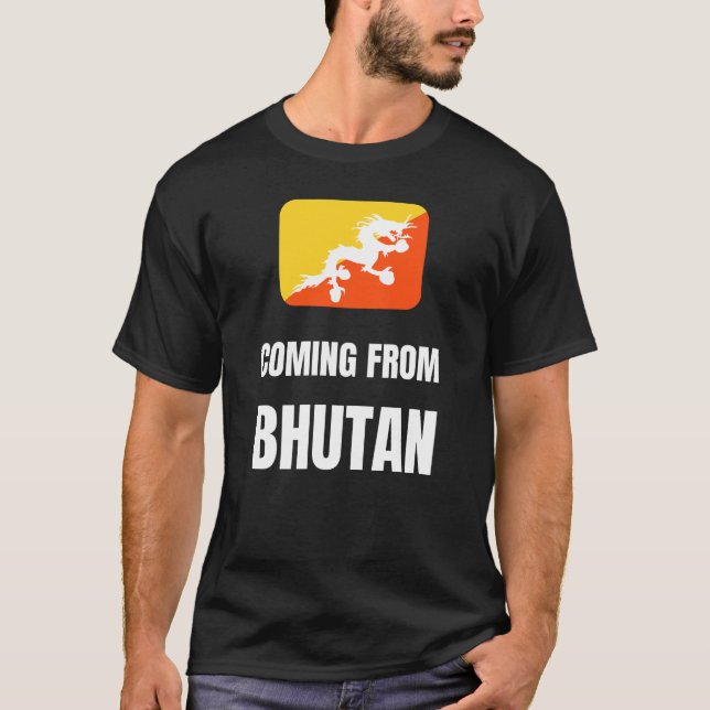 T-shirt Venant du Bhoutan (Devant)