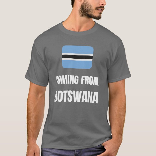 T-shirt Venant du Botswana (Devant)