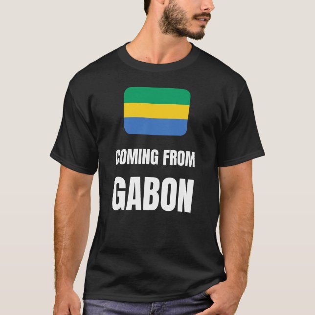 T-shirt Venant du Gabon (Devant)