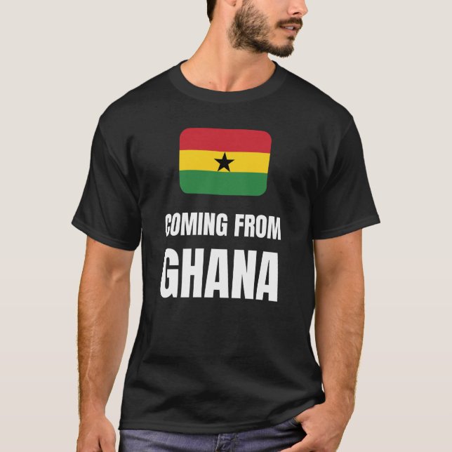 T-shirt Venant du Ghana (Devant)