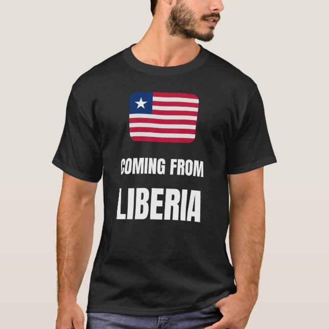 T-shirt Venant du Libéria (Devant)
