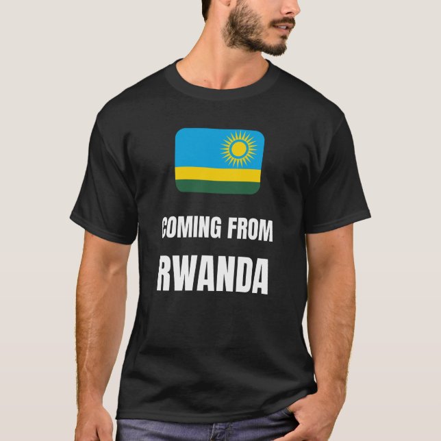 T-shirt Venant du Rwanda (Devant)