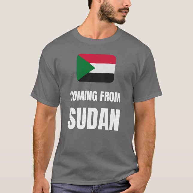 T-shirt Venant du Soudan (Devant)