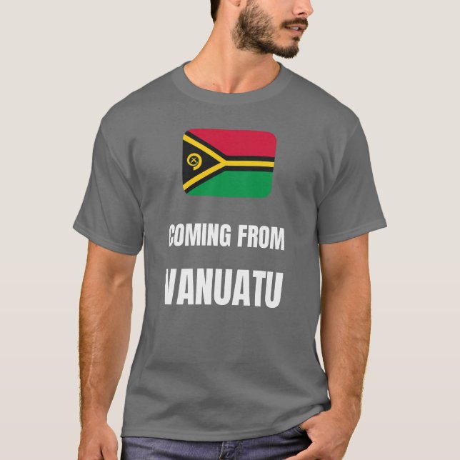 T-shirt Venant du Vanuatu (Devant)