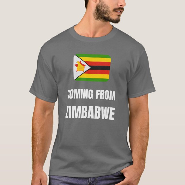 T-shirt Venant du zimbabwe (Devant)