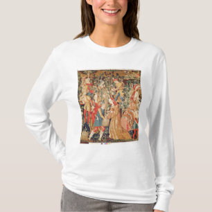 T-shirt Vendanger, détail de la récolte de raisin