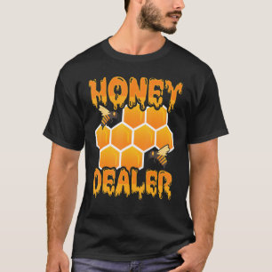 T-shirt Vendeur de miel Honeycomb Bee Hive Beekeepi Beekee
